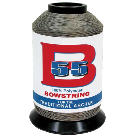 BCY B55 Silver 1/4 lb. Polyester Bowstring Material