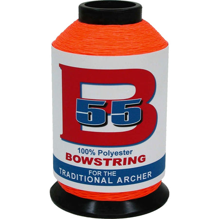 BCY B55 Flo Orange 1/4 lb. Polyester Bowstring Material