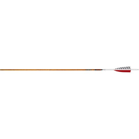 Easton Carbon Legacy Wood-Grain Carbon Arrows 700 4 in. Feathers 6 pk.