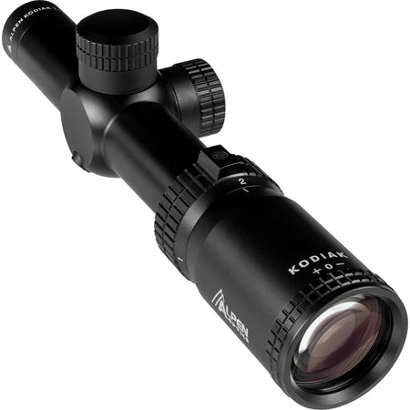 Alpen Kodiak 1-4x24 Rifle Scope Multi-Coated AccuPlex Reticle