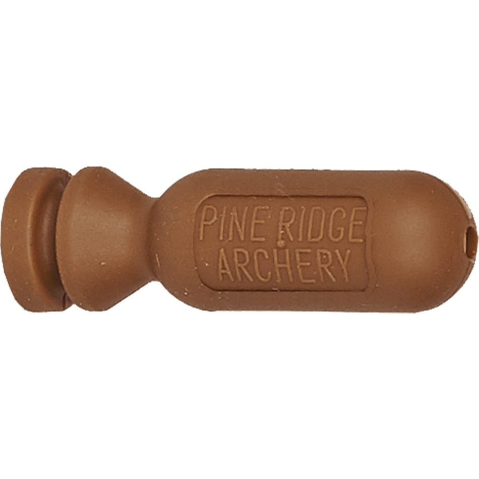 Pine Ridge Nitro Speed Bomb 2 pk. Brown Bowstring Nock