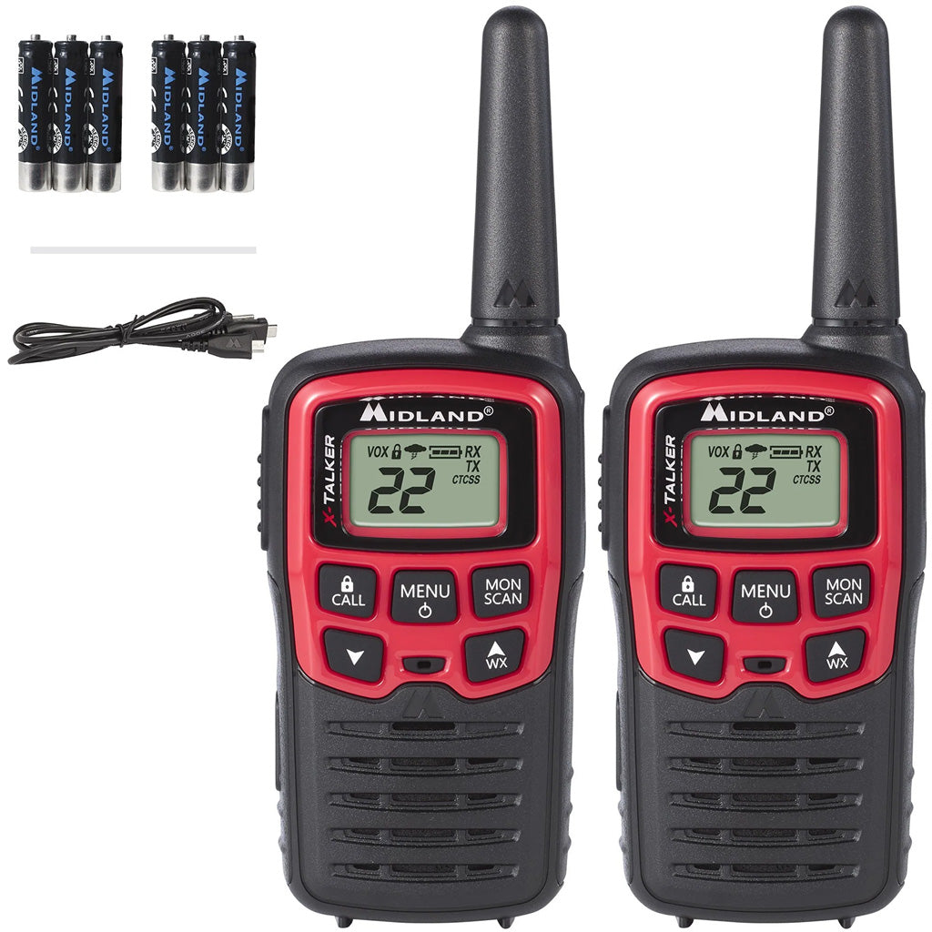 Midland X-Talker T31VP 22-Channel Two-Way Radio Pair