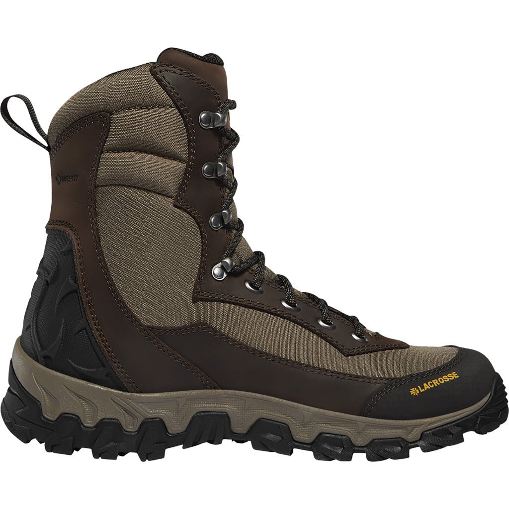 Lacrosse Lodestar Nubuck Leather Boots Brown Size 12