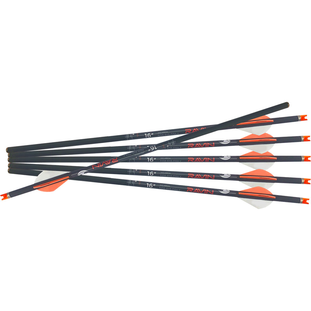 Ravin R18 .003 16-Inch Carbon Crossbow Arrows 6 pk.