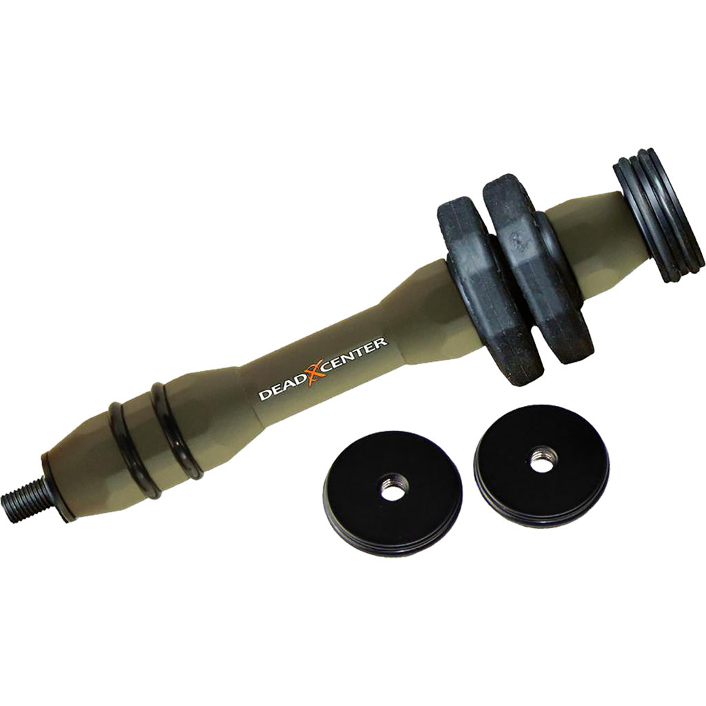 Dead Center Dead Silent Carbon V2 Archery Stabilizer Green 6 Inch