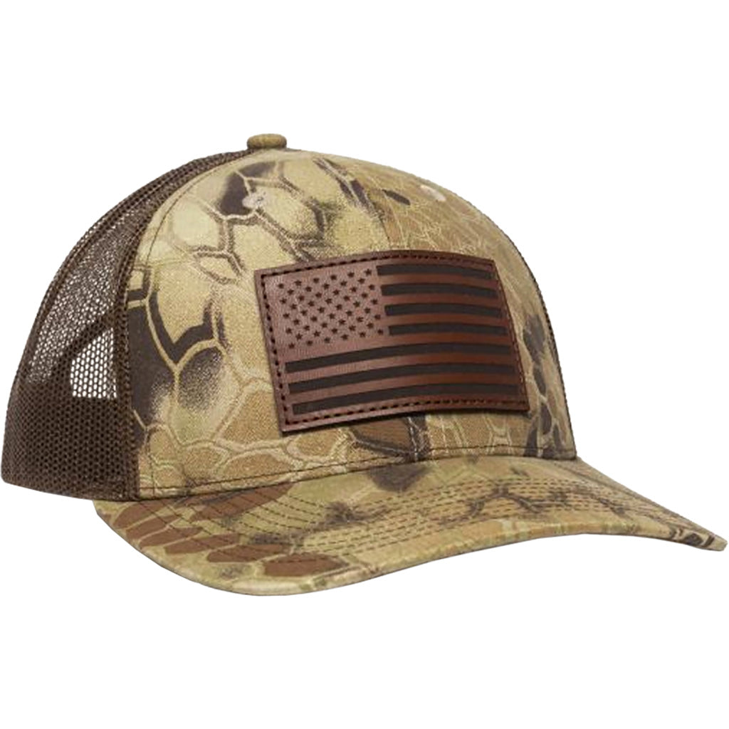 Outdoor Cap American Flag Kryptek Highlander Camo Snapback Hat