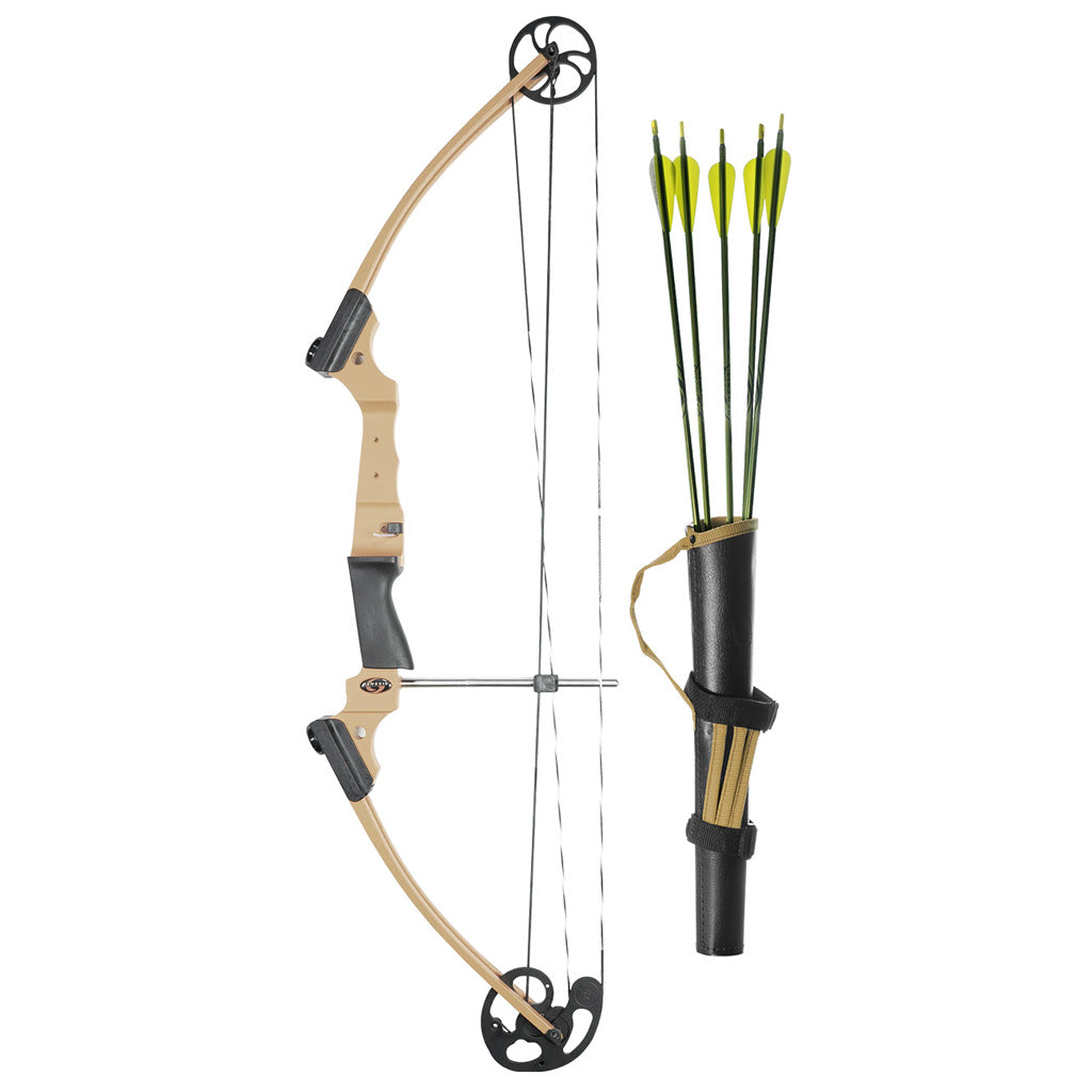 Genesis Beginner Bow Package Sand RH with Quiver and Arrows