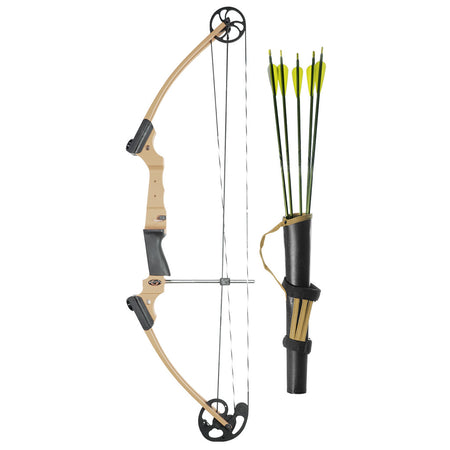 Genesis Beginner Bow Package Sand RH with Quiver and Arrows