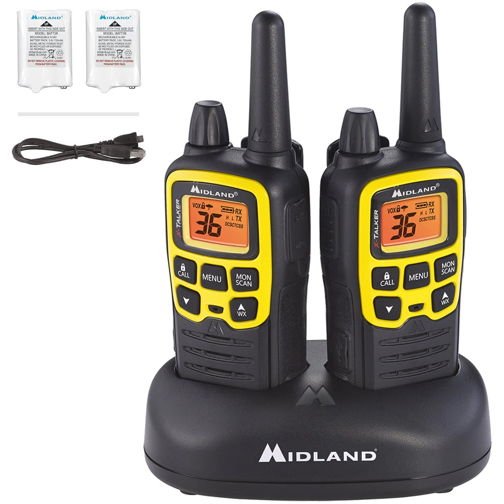 Midland X-Talker T61VP3 Weather Alert Two-Way Radio 2 Pack