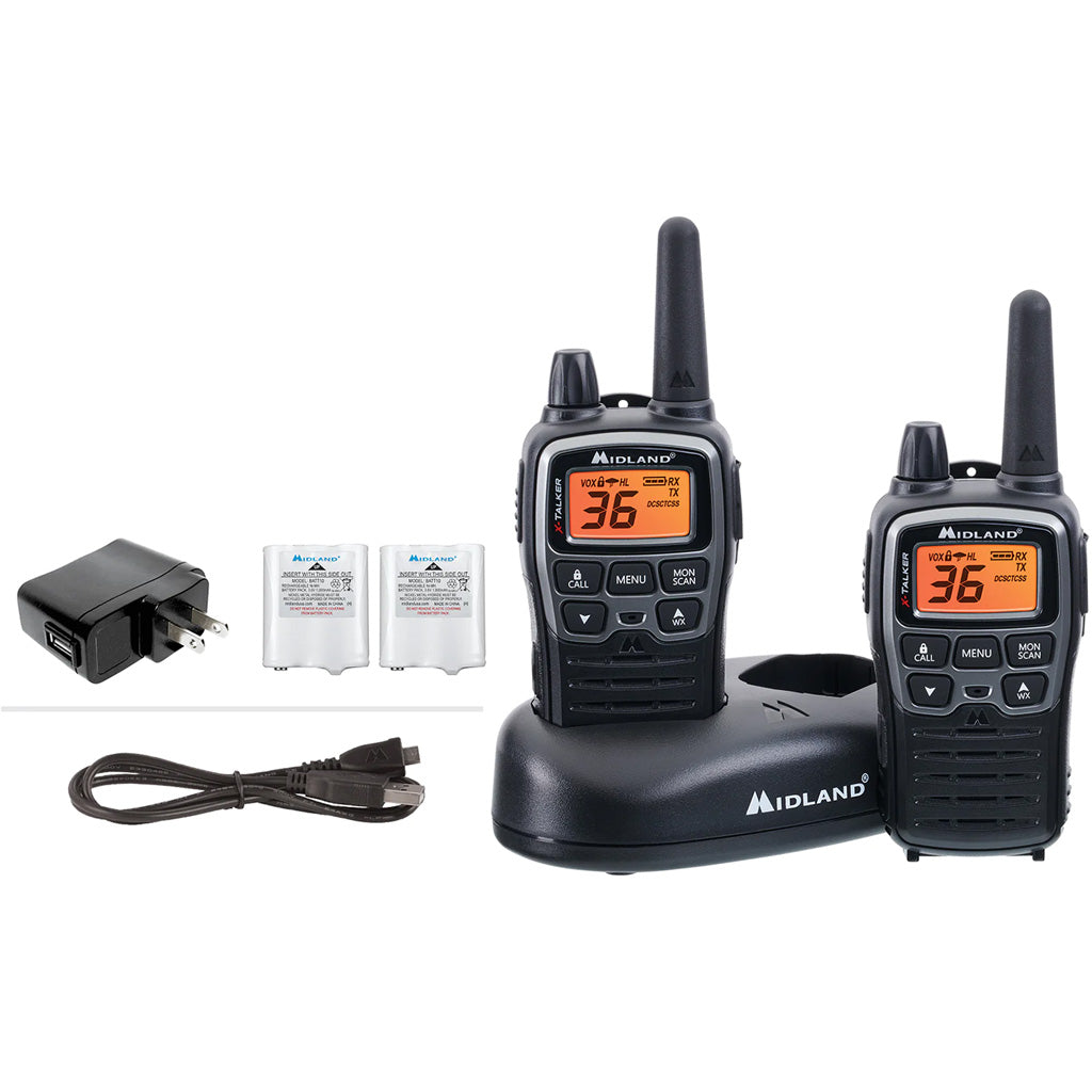 Midland X-Talker T71VP3 Weather Alert Two-Way Radio 2 Pack
