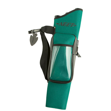 Neet N-TL-302 Teal RH Trim Lite Archery Quiver with Zippered Pocket