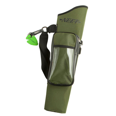 Neet N-TL-302 Ranger Green RH Trim Lite Archery Quiver with Zippered Pocket