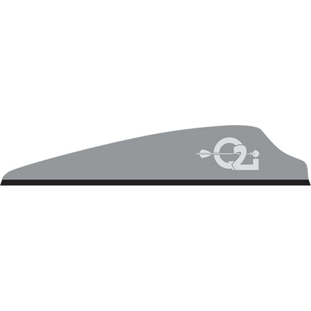 Q2i Fusion X-II Grey 100-Pack 2.5 in. Lightweight Arrow Vanes