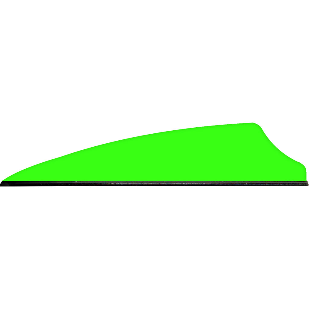 Q2i Fusion X-II Neon Green 100-Pack 2.5 in. Lightweight Arrow Vanes