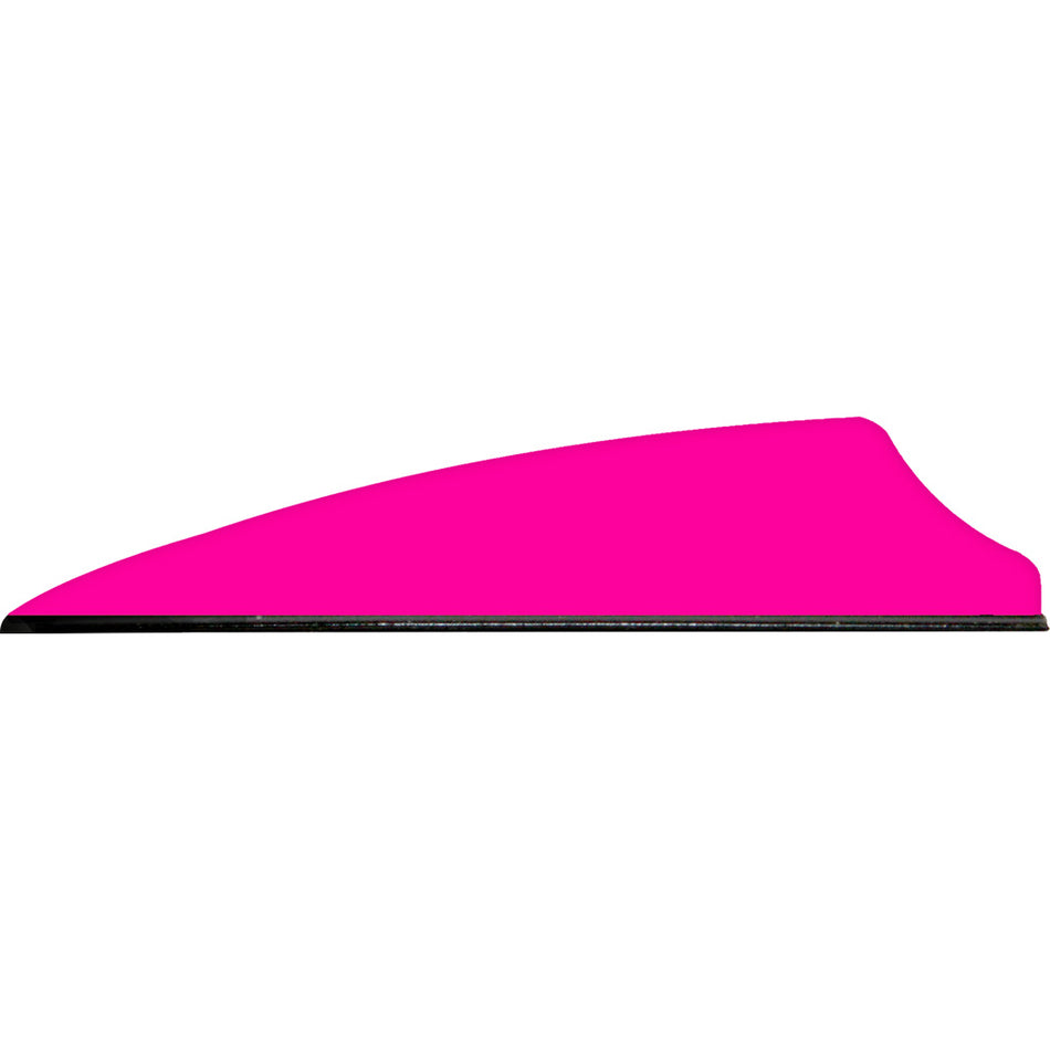 Q2i Fusion X-II Neon Pink 100-Pack 2.5 in. Lightweight Arrow Vanes