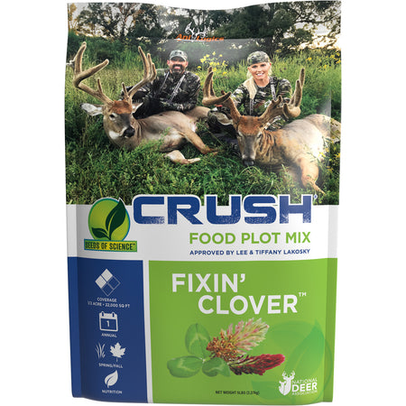 AniLogics CRUSH Fixin Clover Blend Food Plot Seed 5 lbs.
