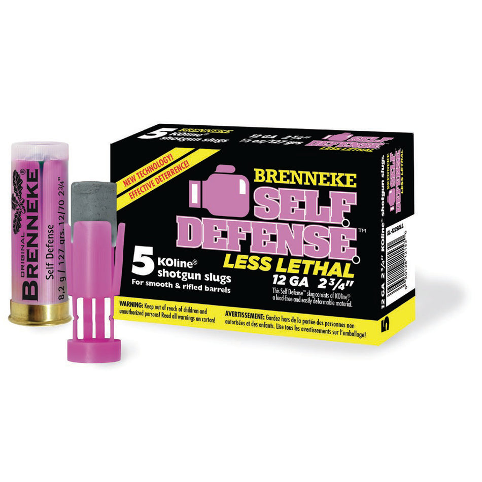 Brenneke SL122SDLL Self Defense Hunting 12 Gauge 2-3/4 1/3oz #Sabot Slug 1673 fps