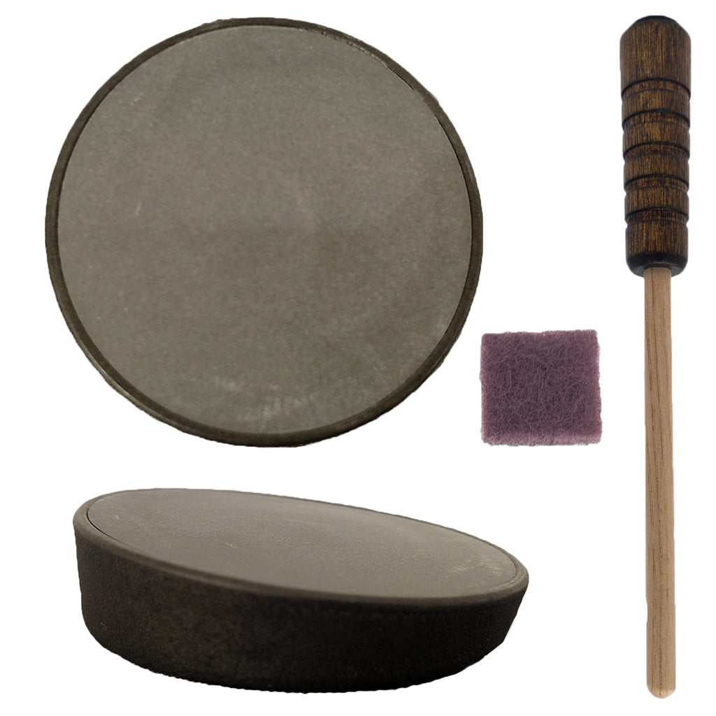 Quaker Boy Full Tilt Turkey Friction Pot Call Glass with Ash Striker and Cleaning Pad