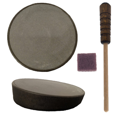 Quaker Boy Full Tilt Turkey Friction Pot Call Glass with Ash Striker and Cleaning Pad