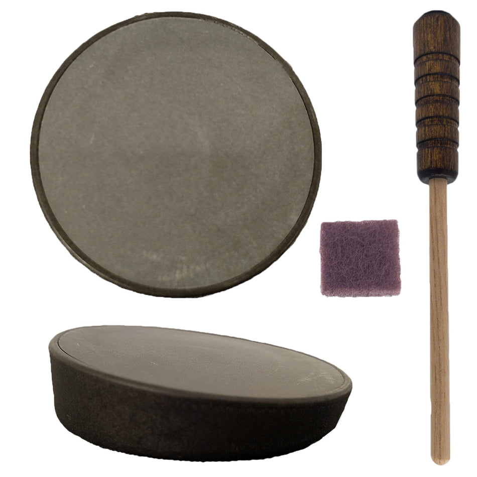 Quaker Boy Full Tilt Turkey Friction Pot Call Glass with Ash Striker and Cleaning Pad