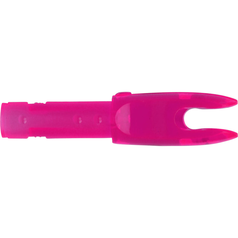 Easton 4mm G Nocks 12 Pack Pink Small Groove for Carbon Arrows