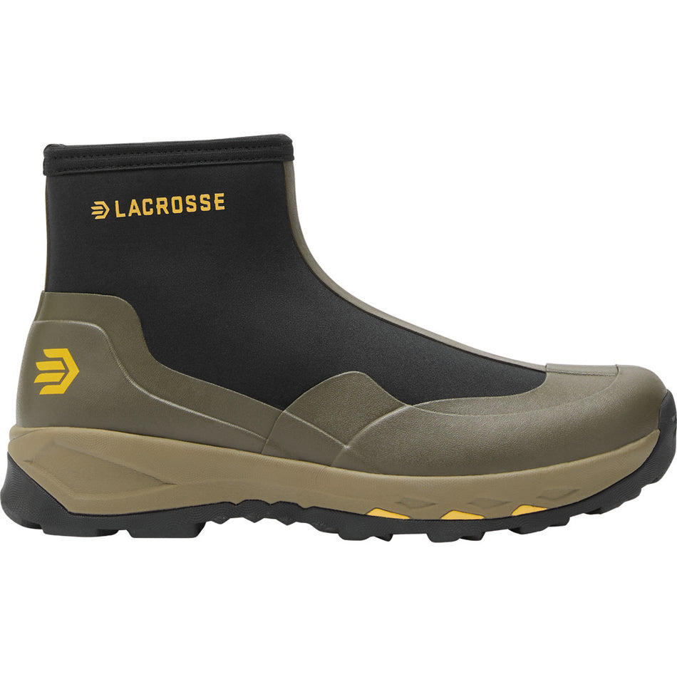 LaCrosse AlphaTerra Waterproof Mid Rubber Outdoor Boots Stone Sz 9