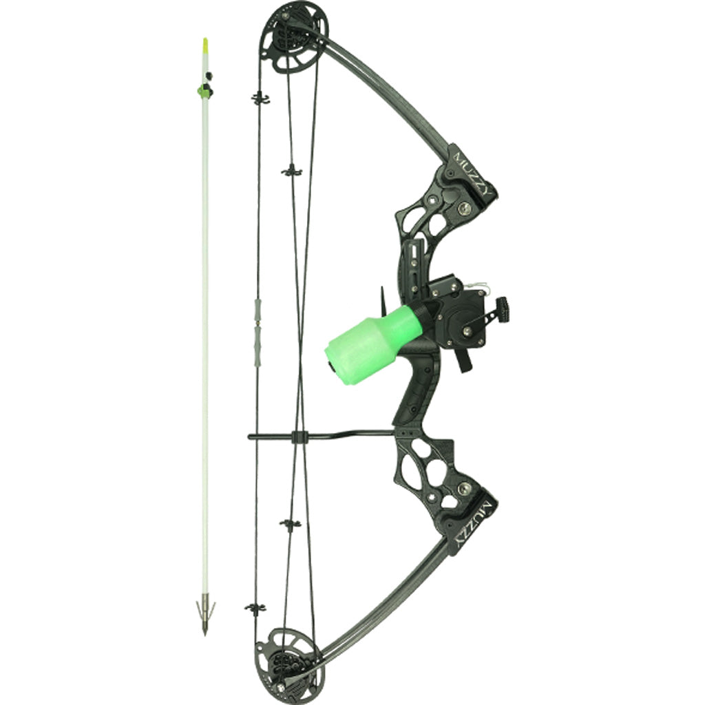 Muzzy V2 Right Hand Bowfishing Bow with Bottle Reel Kit