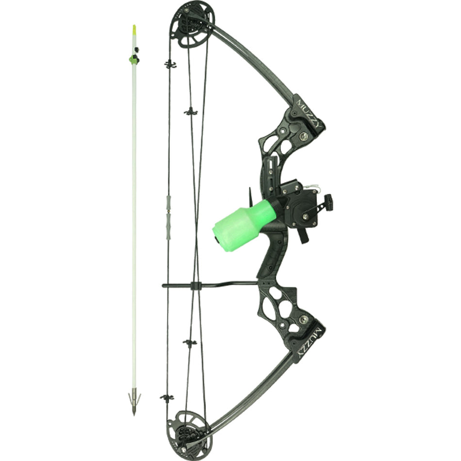 Muzzy V2 Right Hand Bowfishing Bow with Bottle Reel Kit