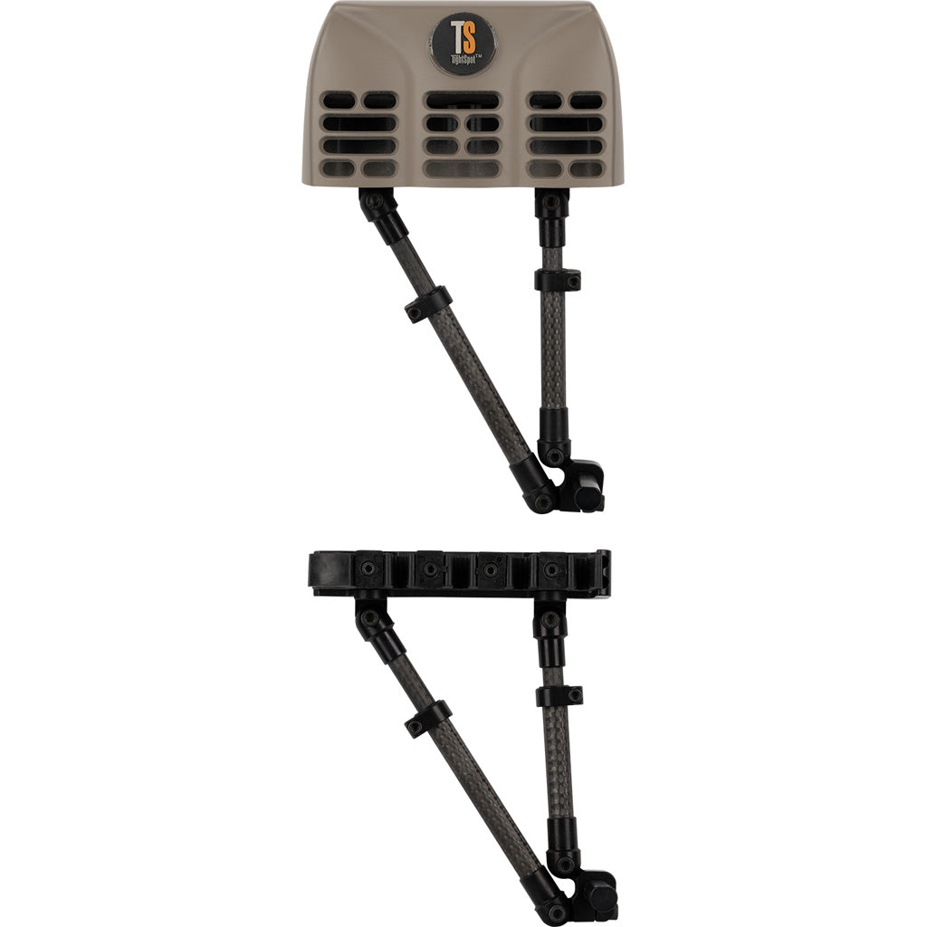 TightSpot Pivot Adjustable 5-Arrow Quiver Granite RH Mount