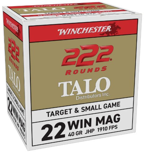 Winchester TALO Power-Point .22 Magnum / WMR 40 grain Jacketed Hollow Point ammunition