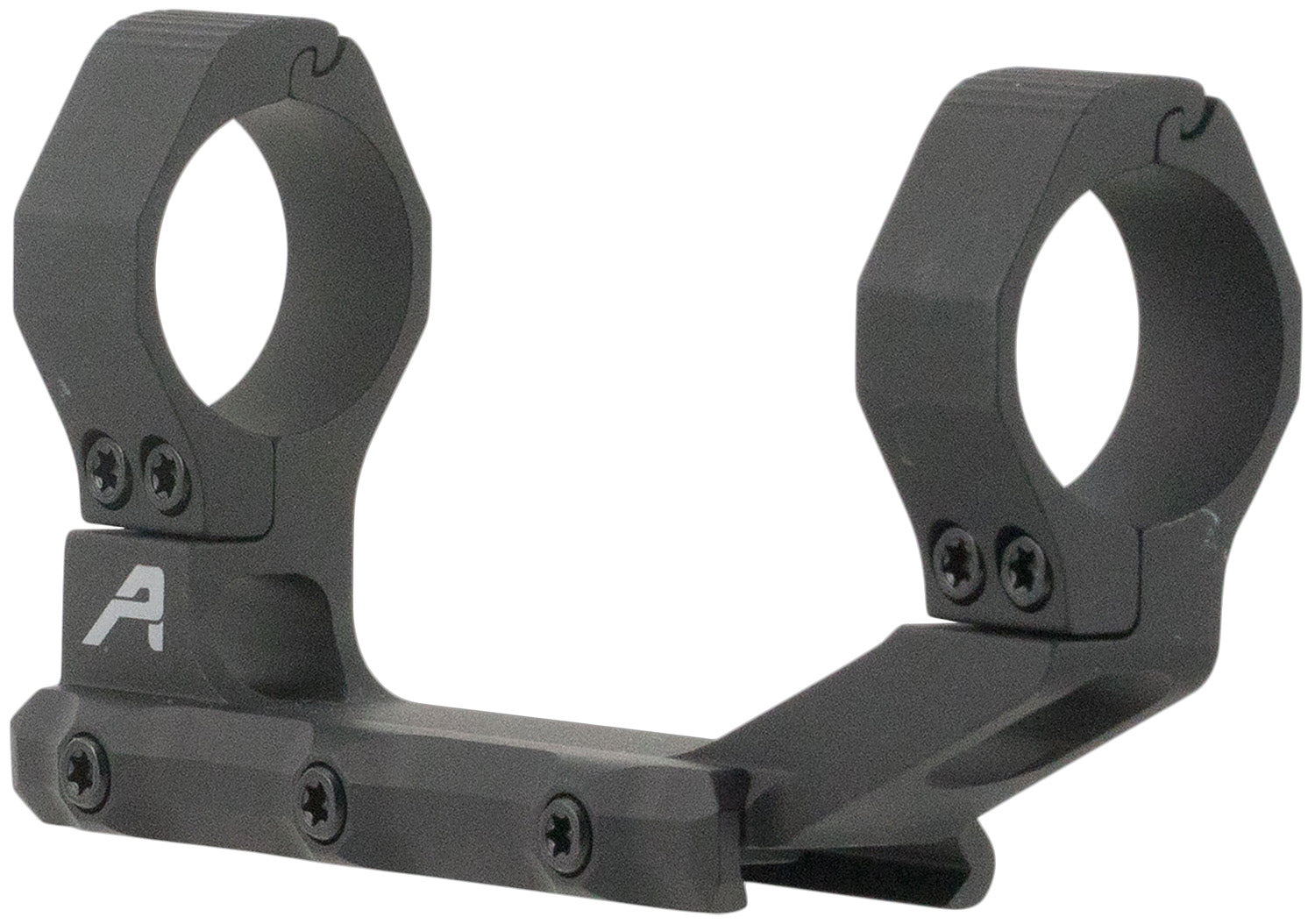 Aero Precision Ultralight 1-Inch Tube Scope Mount Ring Combo Black Anodized Aluminum APRA210100