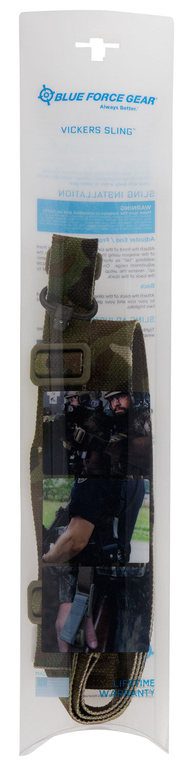 Blue Force Gear Vickers 221 Cordura MultiCam Two-to-One Point Rifle Sling AR Platform