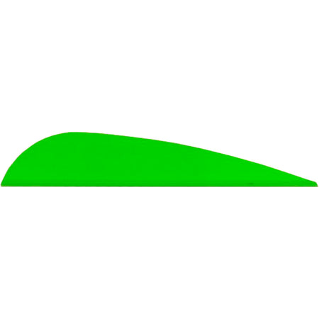 AAE Elite Plastifletch Vanes 2.70 Inch Bright Green 50 Count