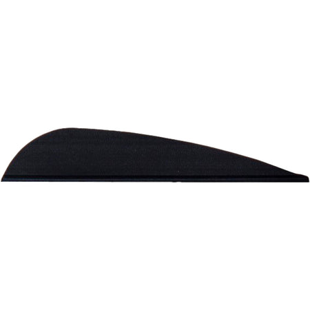 AAE Elite Plastifletch Vanes 2.70 Inch Black 50 Count