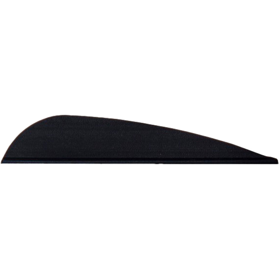 AAE Elite Plastifletch Vanes 2.70 Inch Black 50 Count