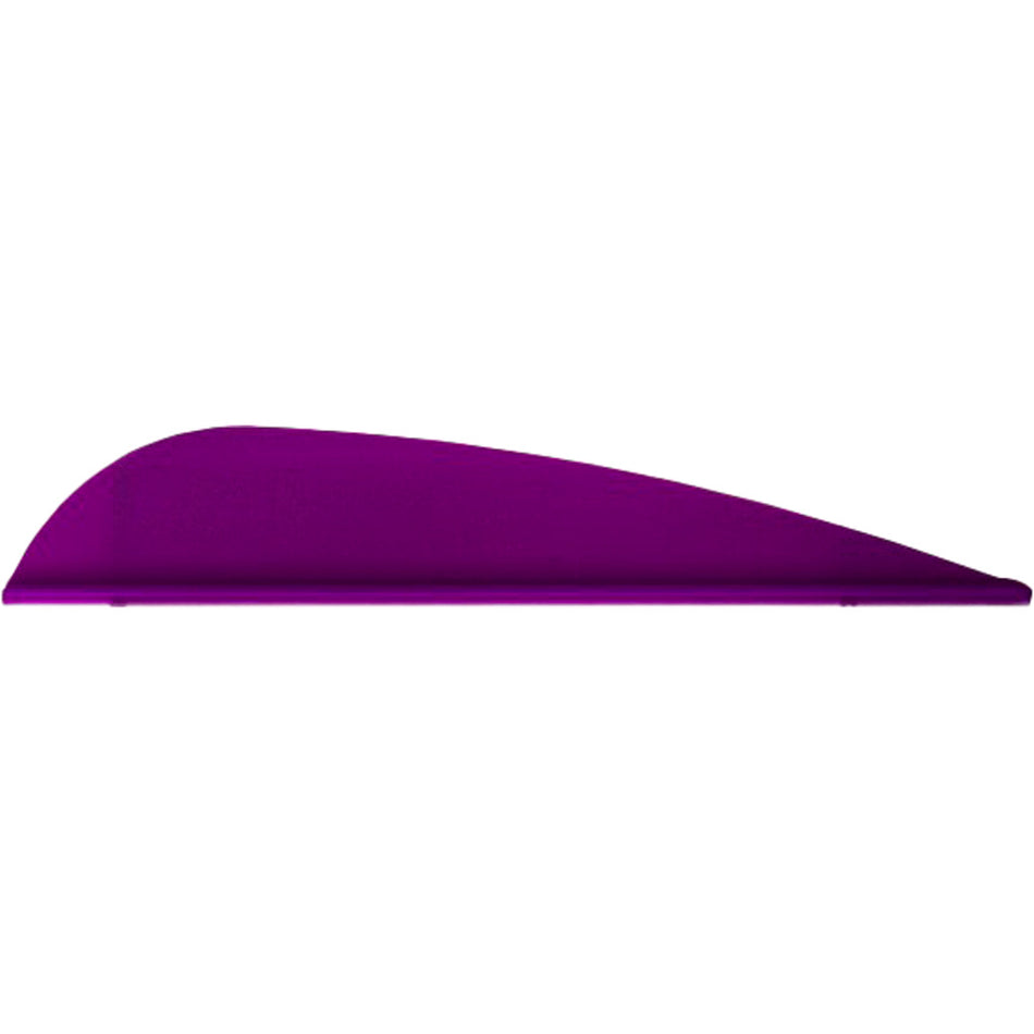 AAE Elite Plastifletch Vanes 2.70 Inch Purple 50 Count