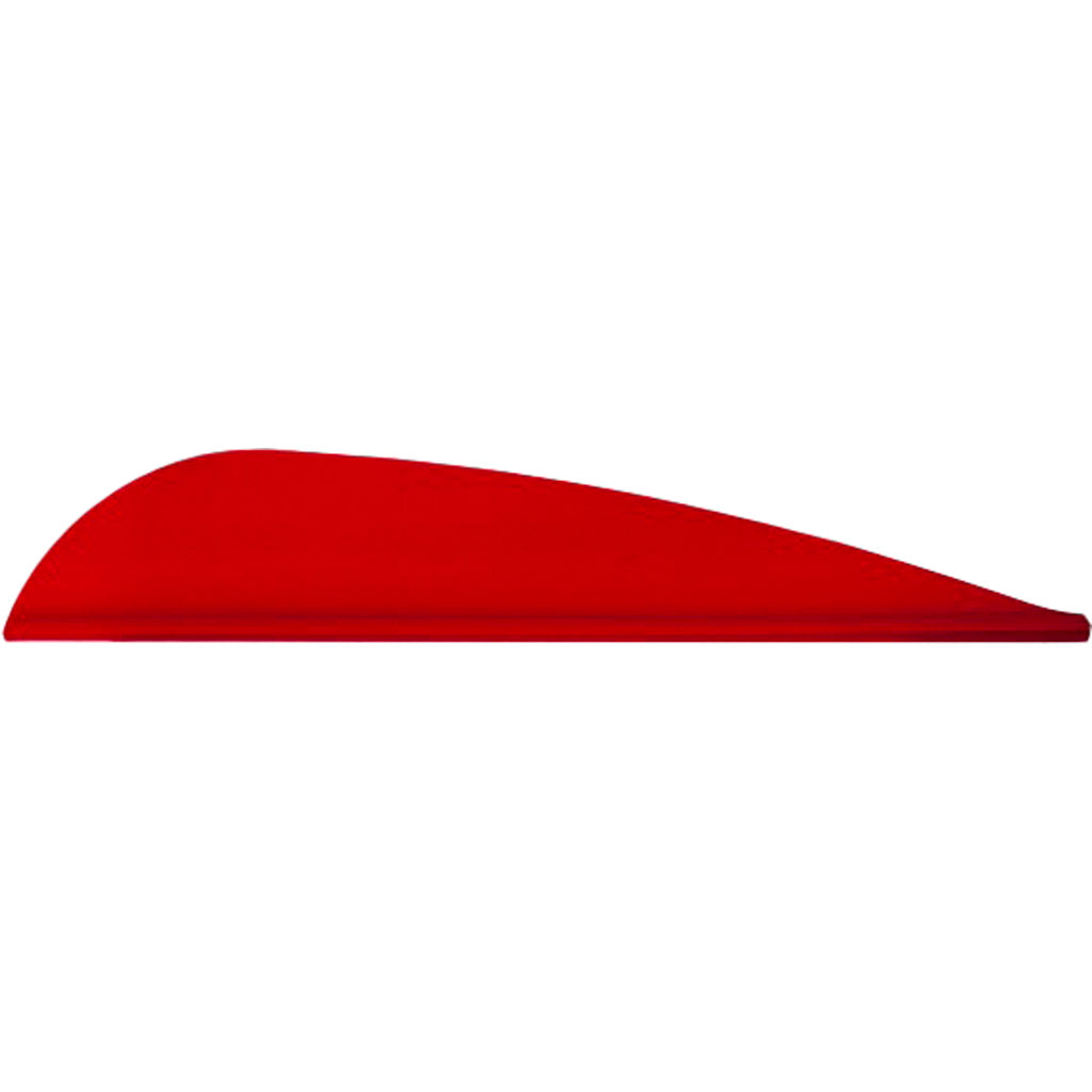 AAE Elite Plastifletch Vanes 2.70 Inch Red 50 Count