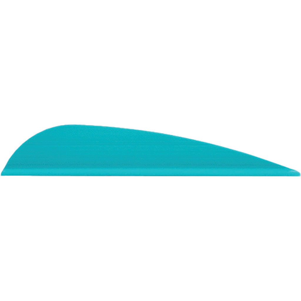 AAE Elite Plastifletch Vanes 2.70 Inch Teal 50 Count