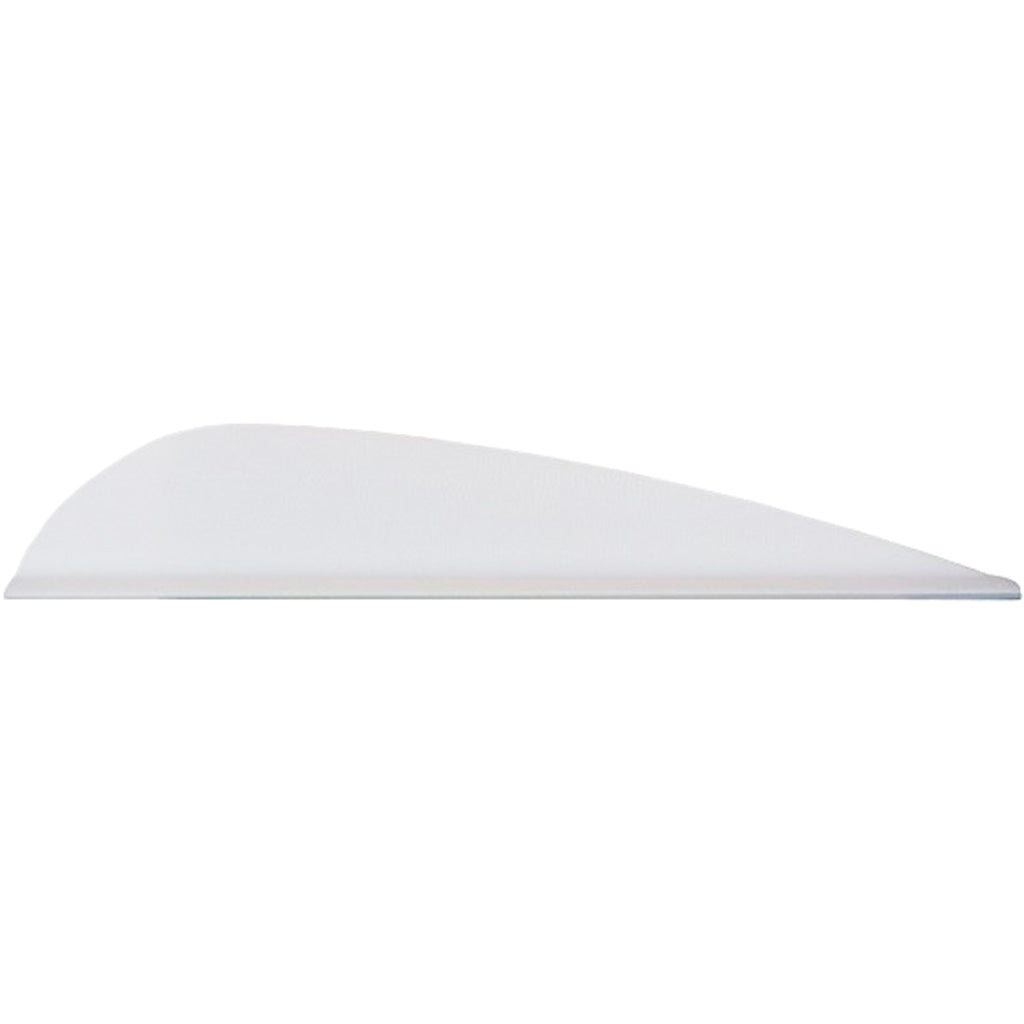 AAE Elite Plastifletch Vanes 2.70 Inch White 50 Count