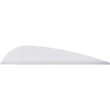 AAE Elite Plastifletch Vanes 2.70 Inch White 50 Count