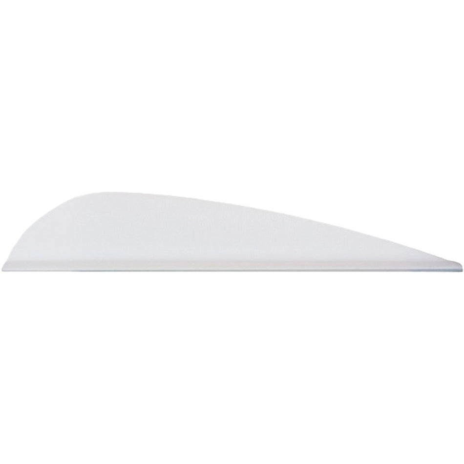 AAE Elite Plastifletch Vanes 2.70 Inch White 50 Count