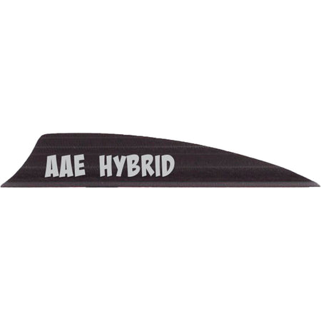 AAE Hybrid 2.0 Shield Cut Plastifletch Vanes Black 50 Count