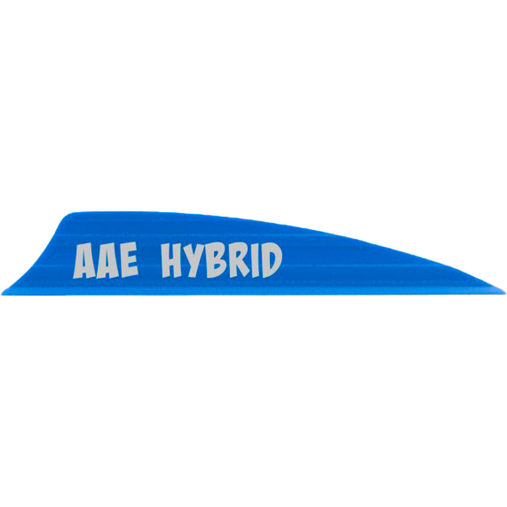 AAE Hybrid 2.0 Shield Cut Plastifletch Vanes Blue 50 Count