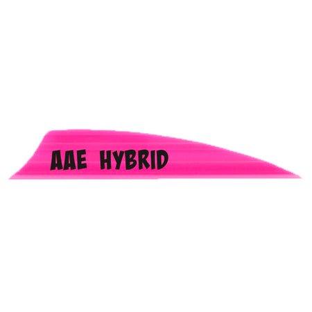 AAE Hybrid 2.0 Shield Cut Vanes in Hot Pink 50 Count