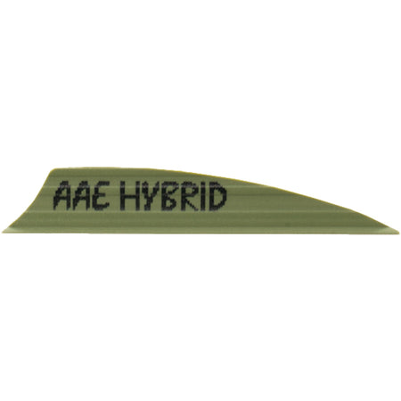 AAE Hybrid 2.0 Shield Cut Vanes in OD Green 50 Count