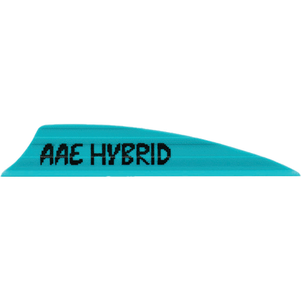 AAE Hybrid 2.0 Shield Cut Vanes in Teal 50 Count
