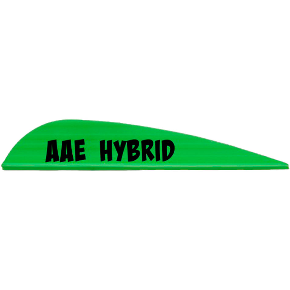 AAE Hybrid 26 Fletching Vanes Bright Green 50-Piece Pack