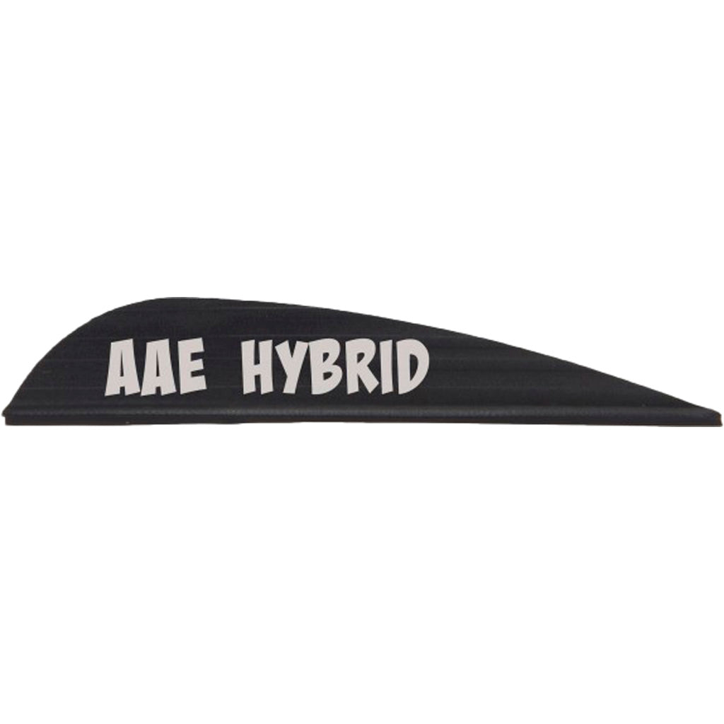 AAE Hybrid 26 Fletching Vanes Black 50-Piece Pack