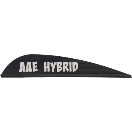 AAE Hybrid 26 Fletching Vanes Black 50-Piece Pack