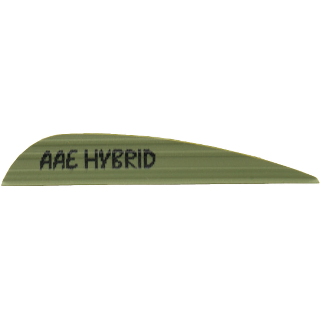 AAE Hybrid 26 Fletching Vanes OD Green 50-Piece Pack